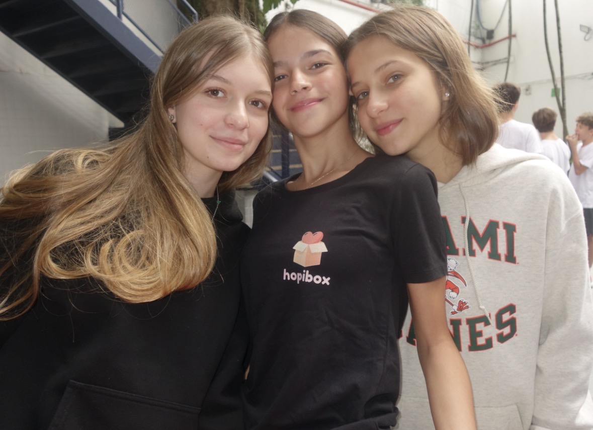 Maria Rigon, Betina Mello e Maria Clara Palhares